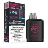 New Flavour !STRAWBERRY RASPBERRY BLUEBERRY ICED LEVEL X BOOST PODS Buy Now , with 25000 puffs and adjustable boost modes .